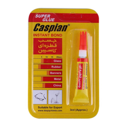 چسب قطره‌ ای کاسپین (Caspian) مدل Super Glue حجم 3 گرم