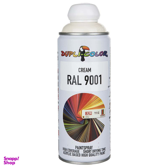اسپری دوپلی کالر (Dupli Color) مدل RAL 9001 رنگ کرم حجم 400 میلی لیتر