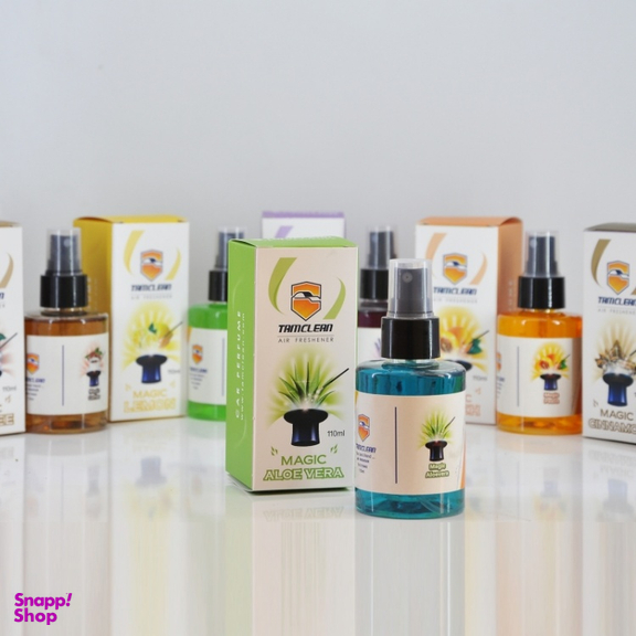 اسپری خوشبو کننده خودرو تام کلین (Tamclean) مدل Magic Aloevera کد TC-FL110NAS حجم 110 میلی لیتر