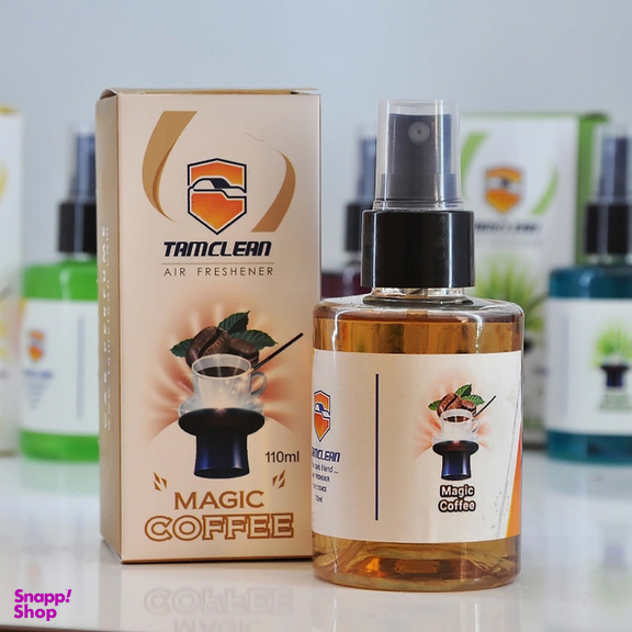اسپری خوشبو کننده خودرو تام کلین (Tamclean) مدل Magic coffee کد TC-FL110NCS حجم 110 میلی لیتر