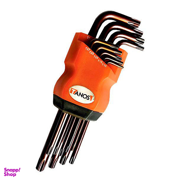 آچار آلن تانوس (Tanos) مدل ستاره‌ ای کد 09-Setareh مجموعه 9 عددی