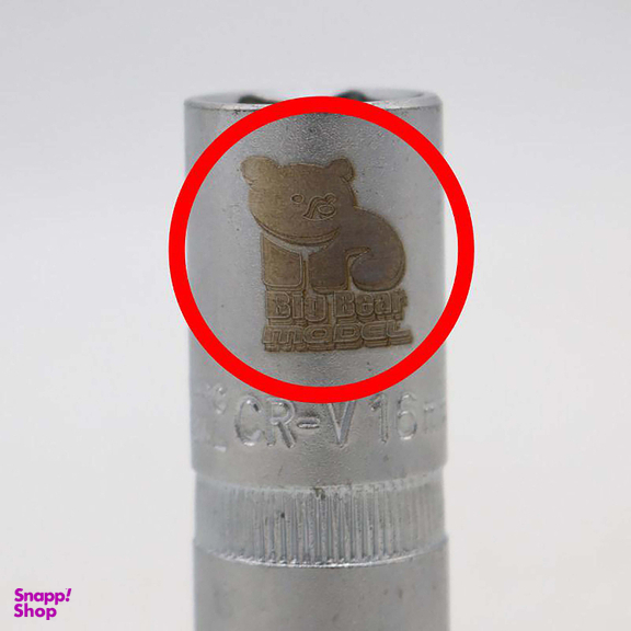 آچار بکس شمع مدل بیگ بر کد YP-1٫2 INCH سایز 16 میلی متر