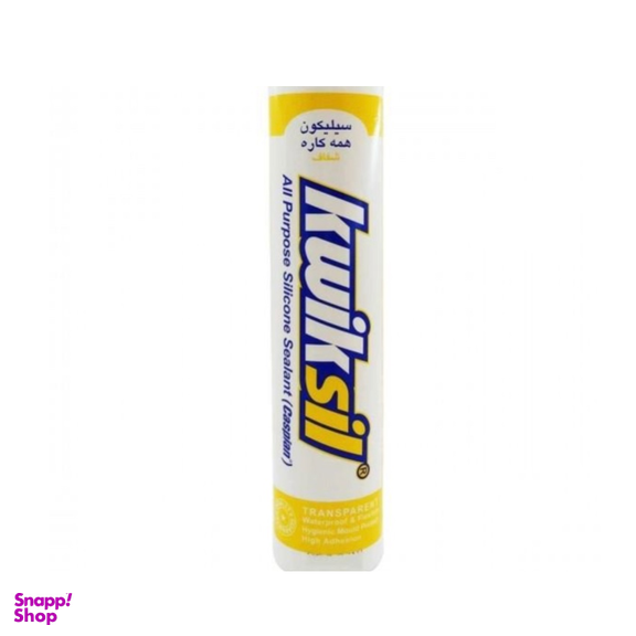 چسب سیلیکون کاسپین (Caspian) مدل شفاف حجم 300 میلی لیتر