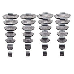 سرب بالانس لاستیک سامکو مدل گیره‌ ای کد YP-5-35GR مجموعه 28 عددی