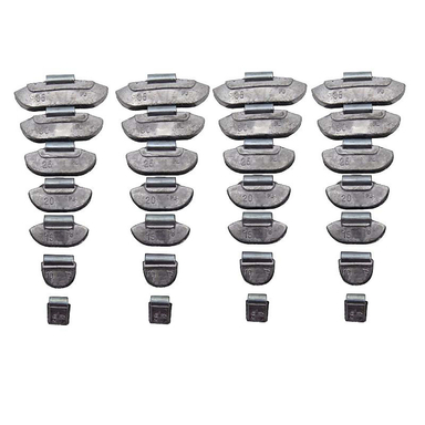 سرب بالانس لاستیک سامکو مدل گیره‌ ای کد YP-5-35GR مجموعه 28 عددی