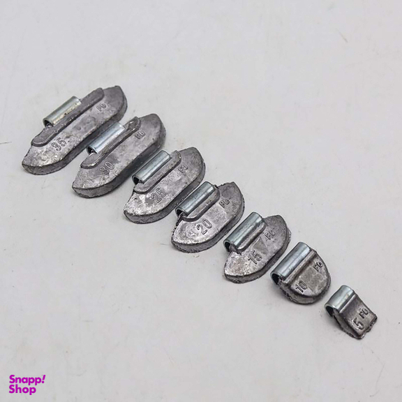 سرب بالانس لاستیک سامکو مدل گیره‌ ای کد YP-5-35GR مجموعه 28 عددی