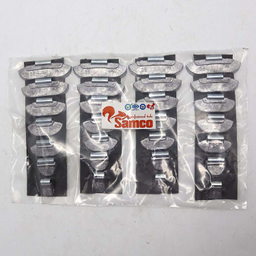 سرب بالانس لاستیک سامکو مدل گیره‌ ای کد YP-5-35GR مجموعه 28 عددی