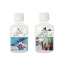 کود مایع سورین خاک (Sourin Soil) مدل کاکتوس و گلدهی حجم 100 میلی لیتر مجموعه 2 عددی