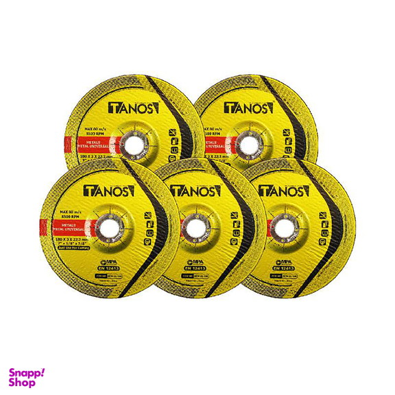 صفحه سنگ برش آهن تانوس (Tanos) مدل MCW_05 مجموعه 5 عددی