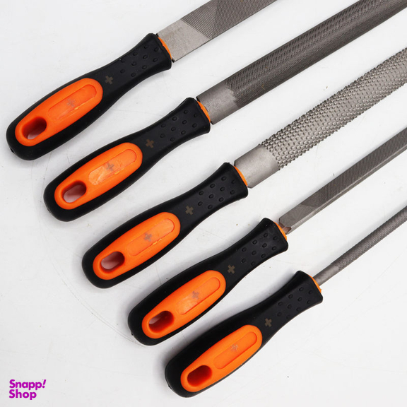 سوهان فلز و چوب مدل پلاس کد YPW-05 مجموعه 5 عددی