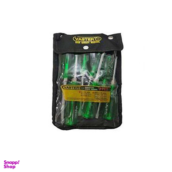 پیچ گوشتی واستر (Vaster) مدل ضربه خور مجموعه 7 عددی