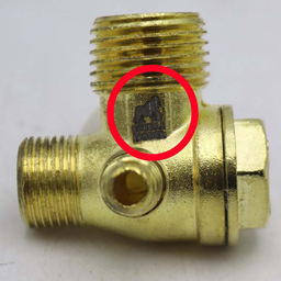 شیر یکطرفه کمپرسور باد مدل گوریلا کد YPT-50LITR-1/2INCH