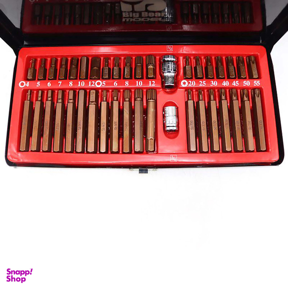 آچار آلن بیت خور مدل بیگ بر (Model Big Bear) کد YPM-BIT-040 مجموعه 40 عددی