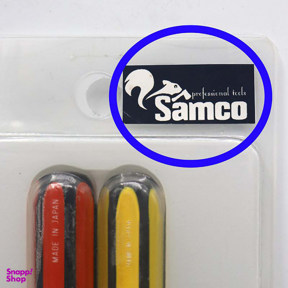 پیچ گوشتی دوسو و چهارسو سامکو (Samco) مدل YP-JAPAN-05 مجموعه 5 عددی