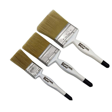 قلم مو نقاشی مدل داگ کد YP-ROGHANI-1٫5-2٫5-3INCH مجموعه 3 عددی