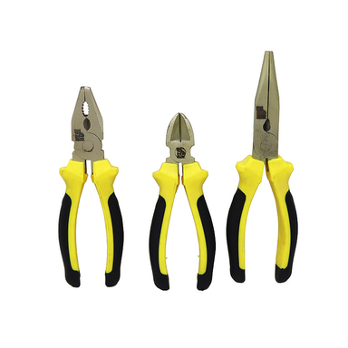 انبر دست، سیم چین و دم باریک مدل بیگ بر (Big Bear) کد YP-KA-8-7-6INCH مجموعه 3 عددی