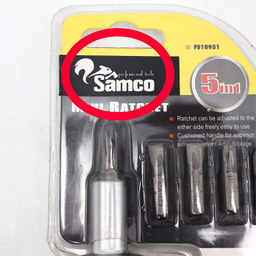 پیچ گوشتی جغجغه‌ ای سامکو (Samco) مدل YP-UN-06 مجموعه 6 عددی