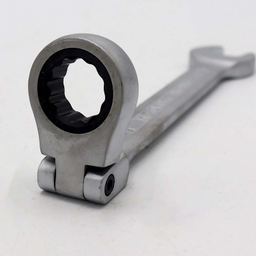 آچار یکسر تخت و یکسر رینگی جغجغه‌ ای مدل گوریلا کد YP-TASHO-014MM سایز 14 میلی متر