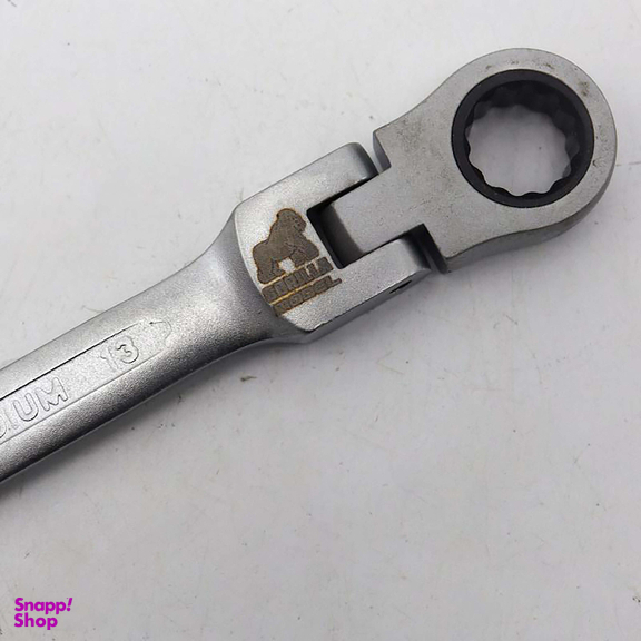 آچار یکسر تخت و یکسر جغجغه‌ ای مدل گوریلا کد YP-TASHO-013MM سایز 13 میلی متر