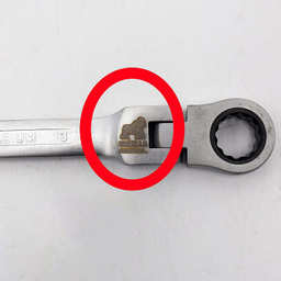 آچار یکسر تخت و یکسر جغجغه‌ ای مدل گوریلا کد YP-TASHO-013MM سایز 13 میلی متر