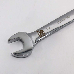آچار یکسر تخت و یکسر رینگی جغجغه‌ ای مدل کوییک کد YP-HC-019 سایز 19 میلی متر
