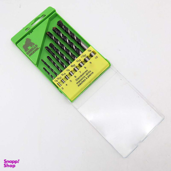 مته الماسه مدل گوریلا کد YP-SHIYAR DOBL-08 مجموعه 8 عددی