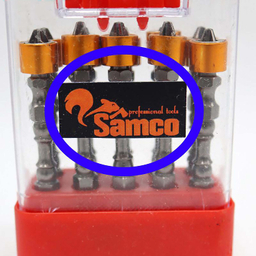 سری پیچ گوشتی دو سر چهار سو سامکو (Samco) مدل مغناطیسی کد YP-010 مجموعه 10 عددی