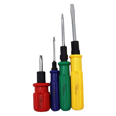 پیچ گوشتی دوسو و چهارسو سامکو (Samco) مدل دو طرفه کد YP-04 بسته 4 عددی