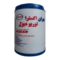 روغن موتور خودرو بهران مدل اکسترا توربو دیزل 15w-40 حجم 20 لیتر