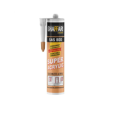 چسب درزگیر غفاری مدل Supre Acrylic حجم 310 میلی لیتر
