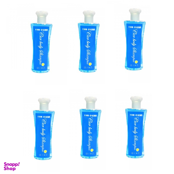 شامپو تمیز کننده بدنه خودرو تام کلین (Tamclean) مدل TC-250cbs حجم 250 میلی لیتر بسته 6 عددی