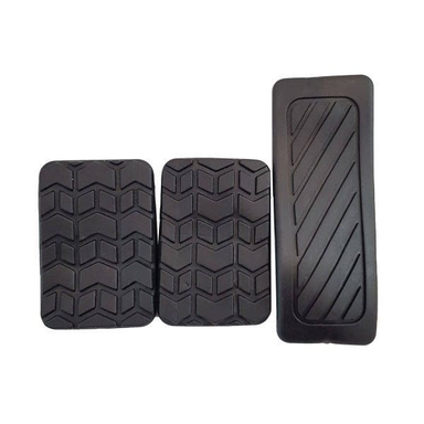 روکش پدال خودرو قطعه سازان کبیر مدل PED-PRIDE-841 مناسب پراید X100 مجموعه 3 عددی