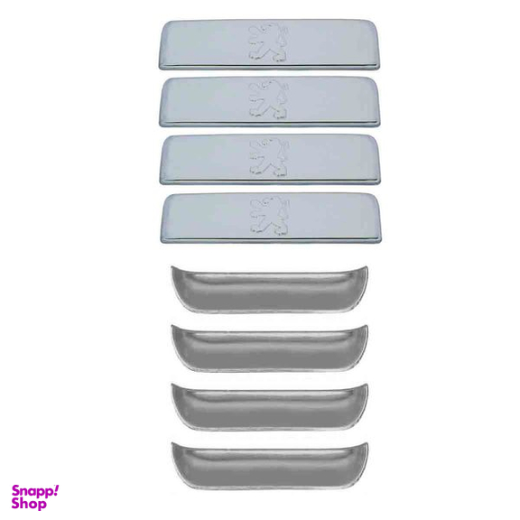 قاب دستگیره کامل درب خودرو قطعه سازان کبیر مدل GHB-405-783 مناسب برای پژو 405 مجموعه 8 عددی