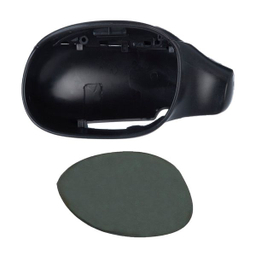 قاب آینه جانبی چپ قطعه سازان کبیر مدل GHB-206GRY-L مناسب برای پژو 206 به همراه فلاپ