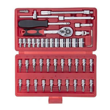 آچار بکس ساتتاگود مدل AB-0046 مجموعه 46 عددی