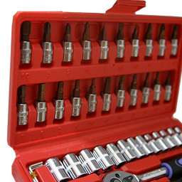 مجموعه 46 عددی آچار و سری بکس مدل BT-0046