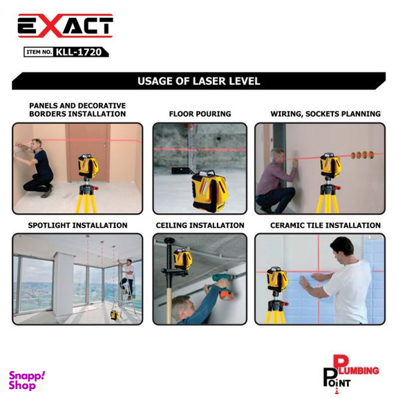 تراز لیزری کنزاکس (Kenzax) مدل KLL-1720