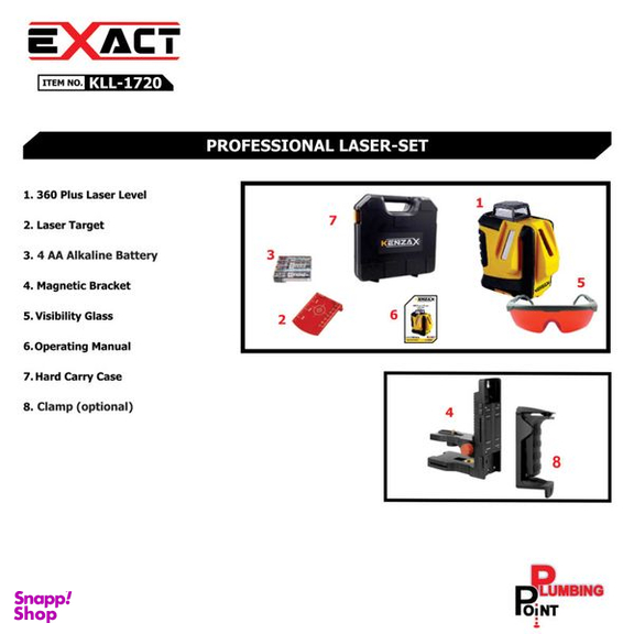 تراز لیزری کنزاکس (Kenzax) مدل KLL-1720