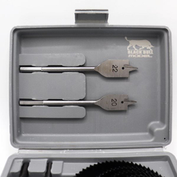 مته گرد بر چوب بلک بول کد YP-CHOOB-MDF-019 مجموعه 19 عددی