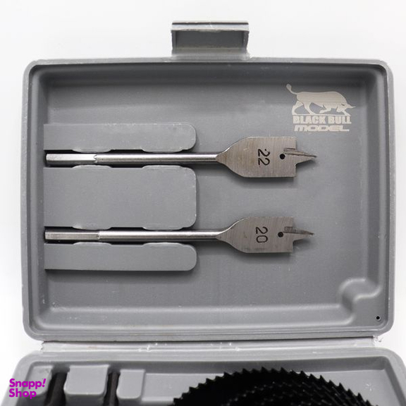 مته گرد بر چوب بلک بول کد YP-CHOOB-MDF-019 مجموعه 19 عددی