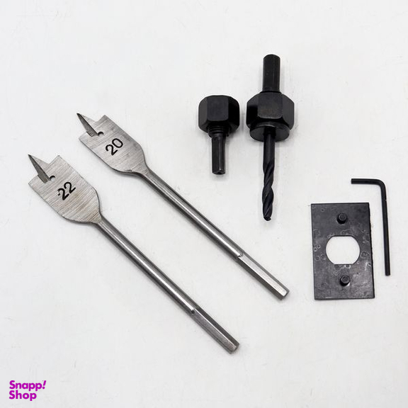 مته گرد بر چوب بلک بول کد YP-CHOOB-MDF-019 مجموعه 19 عددی