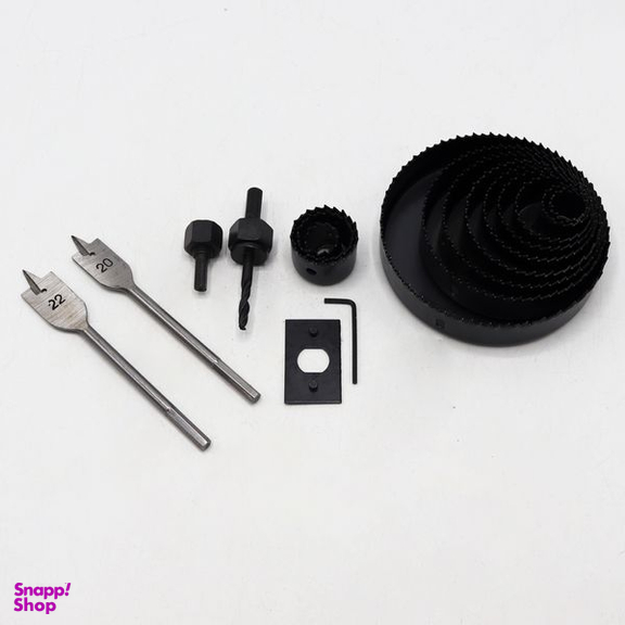 مته گرد بر چوب بلک بول کد YP-CHOOB-MDF-019 مجموعه 19 عددی