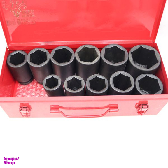 جعبه بکس مدل سویفت کد YPB-TAIWAN-24-50MM-3/4INCH مجموعه 11 عددی