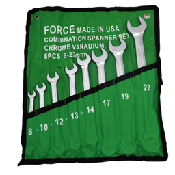 آچار تخت و رینگی فورس مدل سه تیکه کد YP-AMERICAN-6-22MM مجموعه 24 عددی