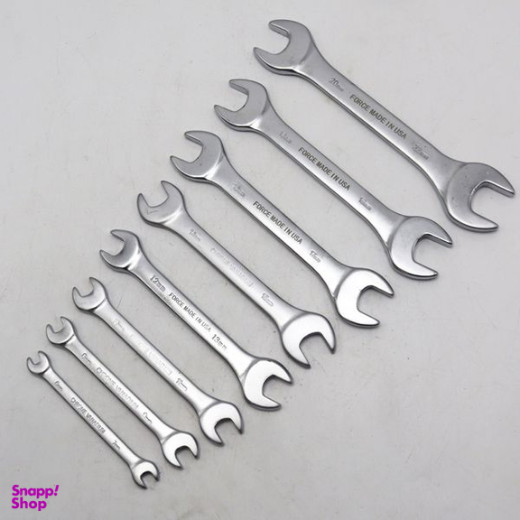 آچار تخت و رینگی فورس مدل سه تیکه کد YP-AMERICAN-6-22MM مجموعه 24 عددی