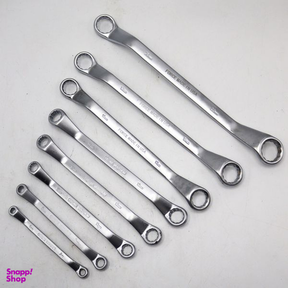 آچار تخت و رینگی فورس مدل سه تیکه کد YP-AMERICAN-6-22MM مجموعه 24 عددی
