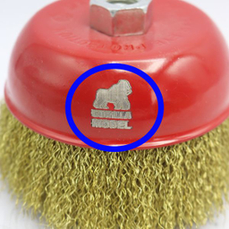 فرچه سیمی کاسه ای مدل گوریلا کد YP-AFSHAN-125MM