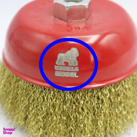 فرچه سیمی کاسه ای مدل گوریلا کد YP-AFSHAN-125MM