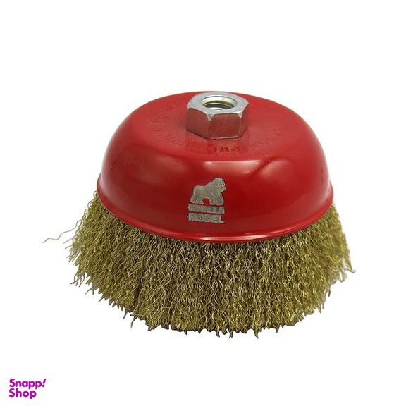 فرچه سیمی کاسه ای مدل گوریلا کد YP-AFSHAN-125MM