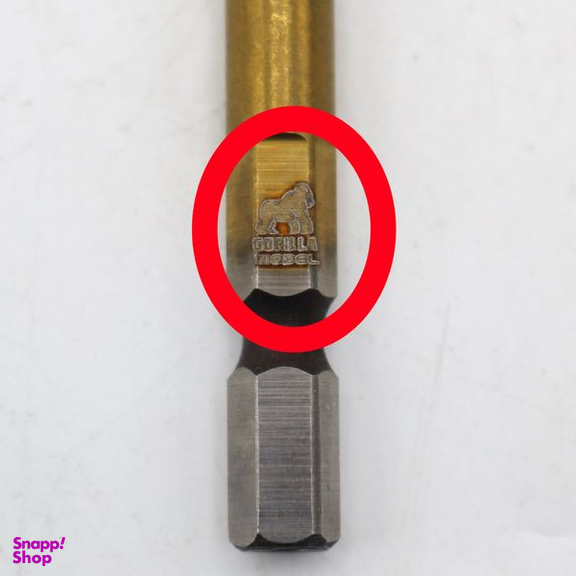 قلاویز سر مته شش گوش مدل گوریلا کد YP-BITKHOR-05MM سایز 5 میلی متر
